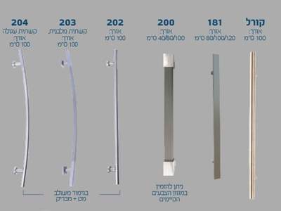 ידיות משיכה שריונית חסם